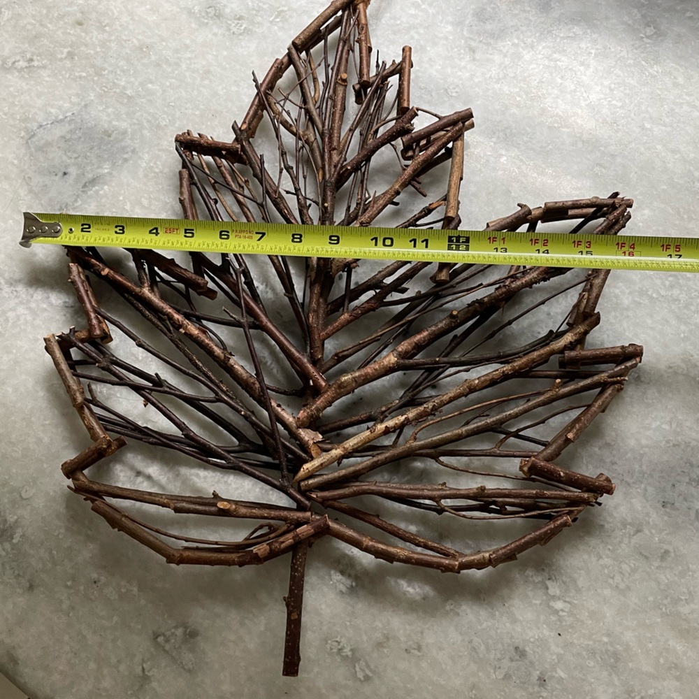 Twig Maple Leaf Wall Hanging - Picture 8 of 8